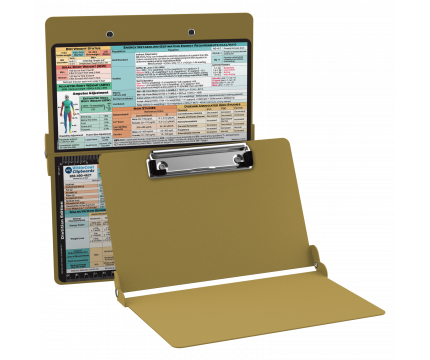 WhiteCoat Clipboard® - Tactical Brown Dietitian Edition